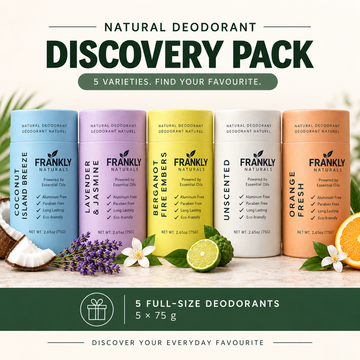 Natural Deodorant 5-Pack – Try Every Scent