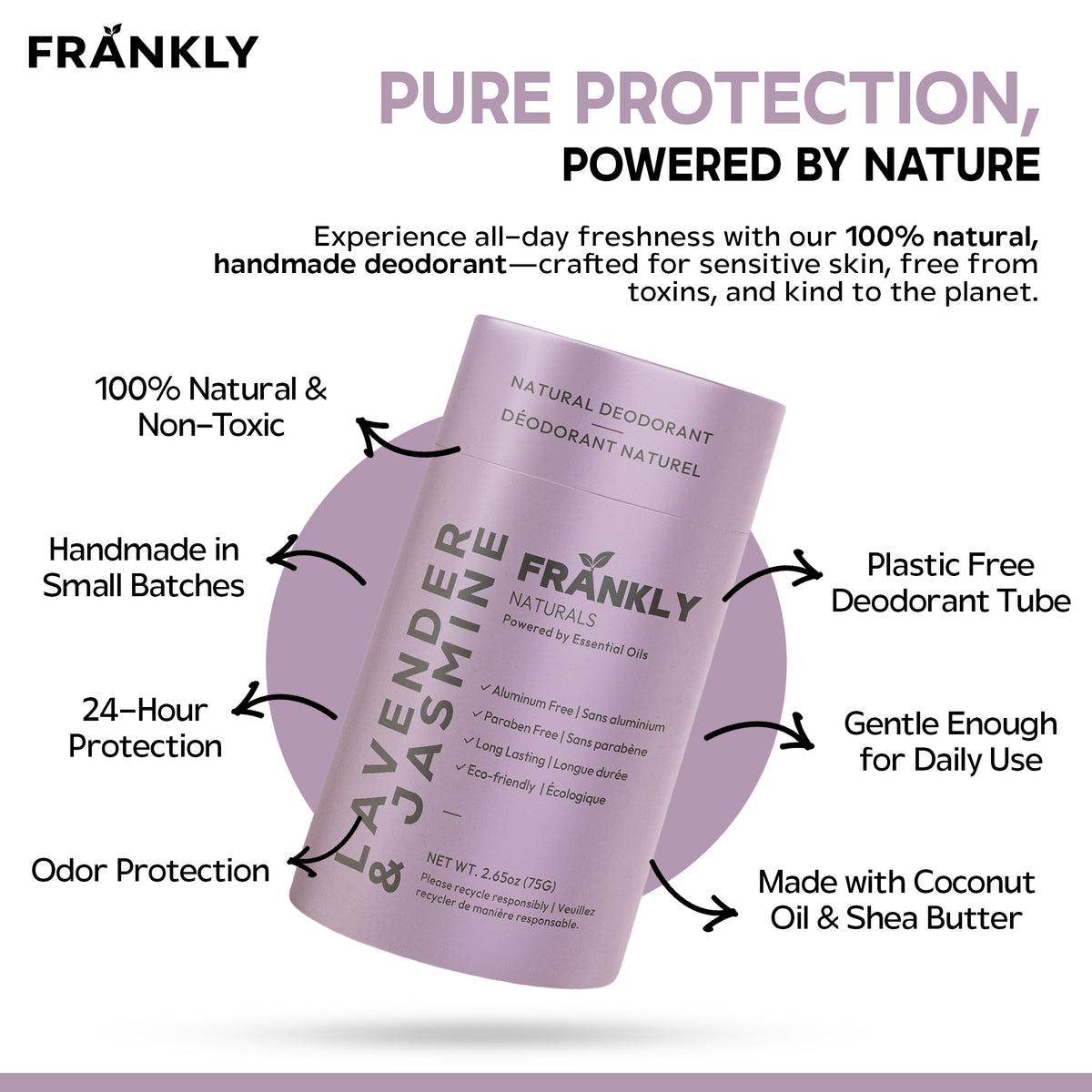 Natural Deodorant – Lavender & Jasmine – image 2 of 4