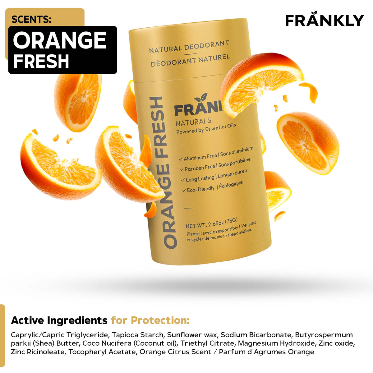 Natural Deodorant – Orange Fresh – image 4 of 5