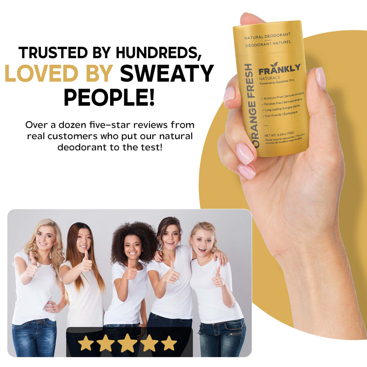 Natural Deodorant – Orange Fresh – image 5 of 5
