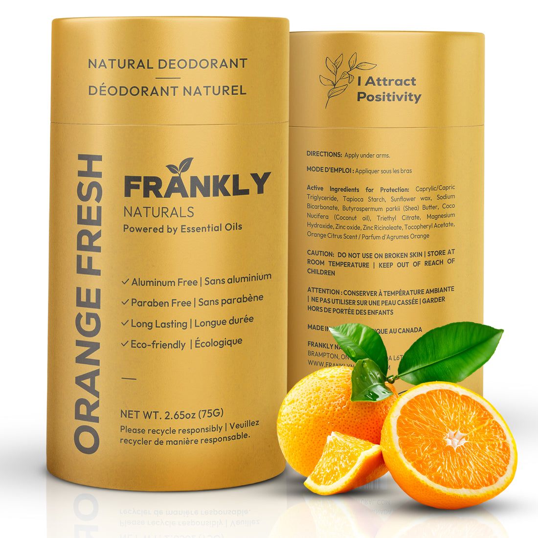 Natural Deodorant – Orange Fresh