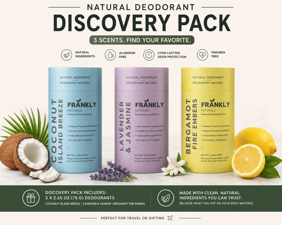Natural Deodorant Discovery 3-Pack – Aluminum-Free