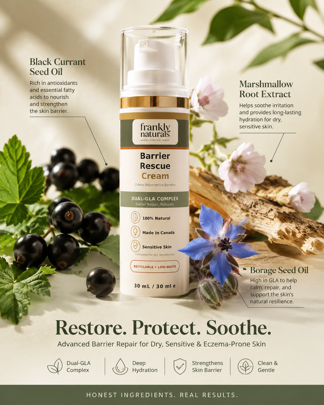 Barrier Rescue™ Cream – Moisturizer for Dry & Sensitive Skin – image 2 of 5