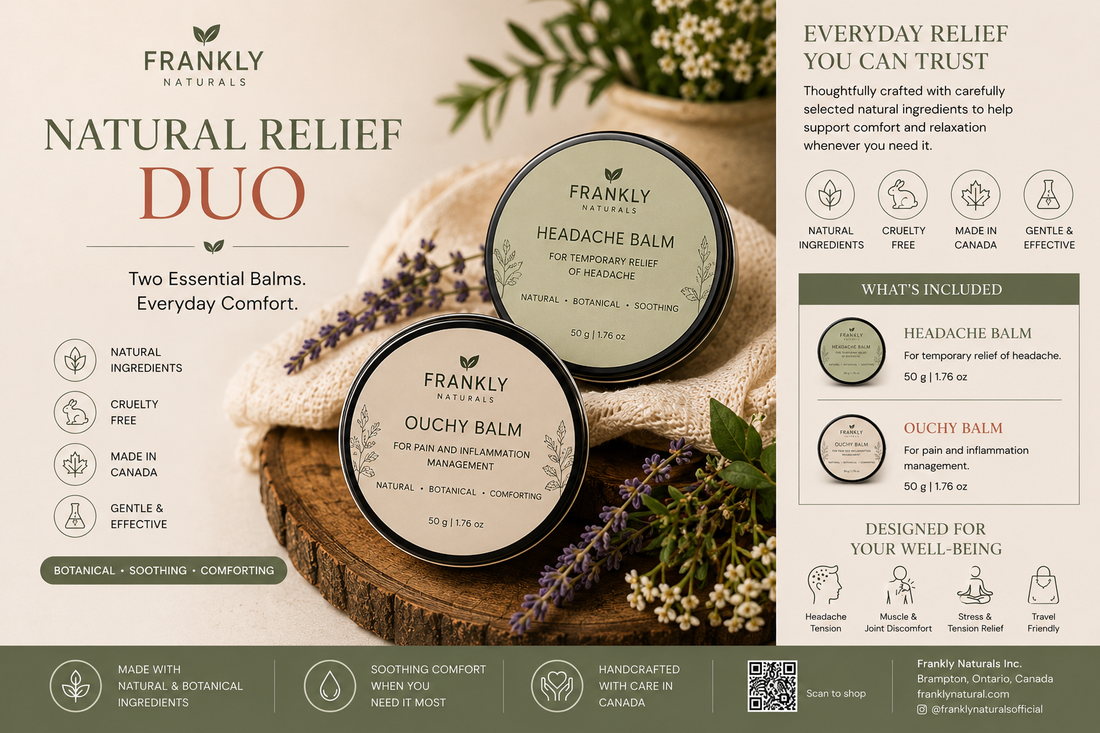 Relief Balm Duo – Headache Balm + Ouchy Balm
